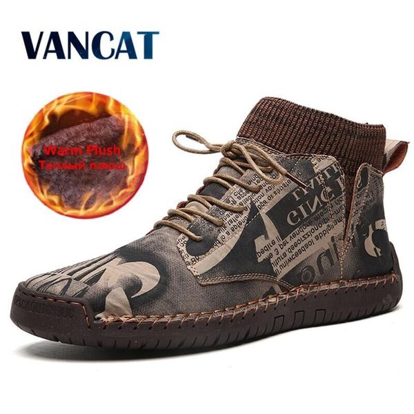 

brand men snow boots winter plush warm men's boots suede motorcycle boots autumn man work shoes zapatillas deporte 201102, Black