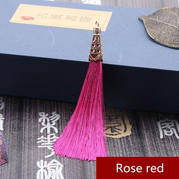 

2pc mini metal pagoda tassel jewelry curtain garments decorative accessories diy key cell phone bag fringe trim tassels pendant h jllqkd