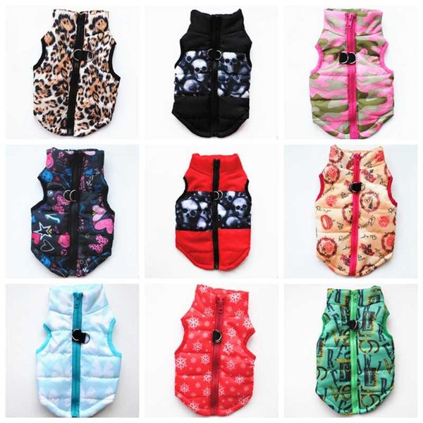 

winter clothes windproof pet coat warm padded puppy vest small dog outfits dogs supplies 15 designs 10pcs lqpyw1130