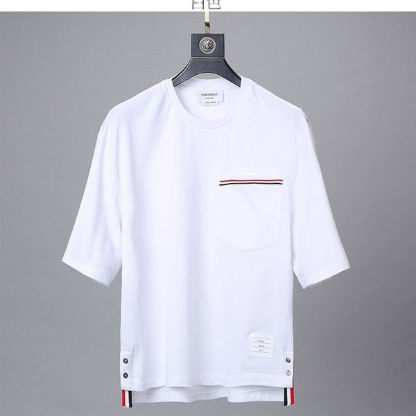 

r9zd8 короткий wod короткий свободно для лета и женщины рукава версии сверхразмерных мужчин нового тба рукав i0agl, Blue