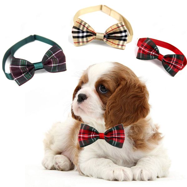 

dog pet bow tie butterfly junction bowknot necktie collar ties pets jewelry plastic button dot ribbon each seasons adjustable 1 22xd b2