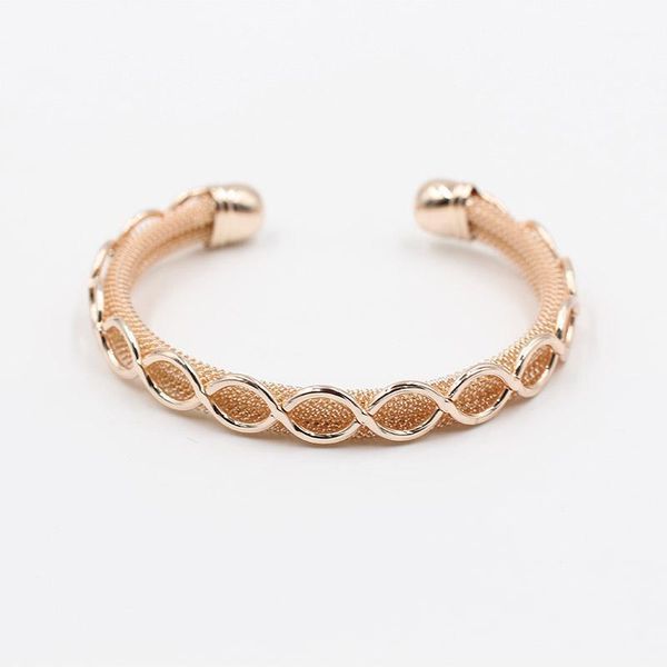 

bangle colorful rose gold charm bracelet with multi-color bracelets for women's fashion accessories1, Black