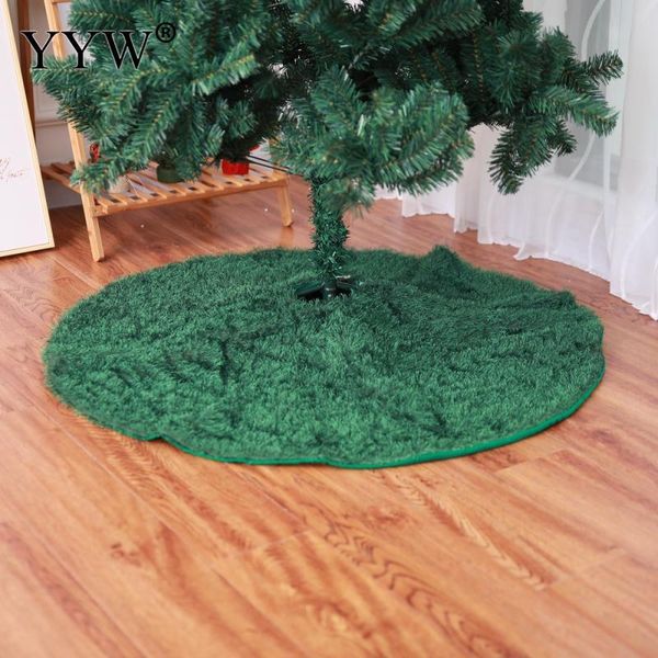 

christmas decorations tree skirt xmas green round cloth skirts year noel for home navidad ornaments kerst goods 3 sizes