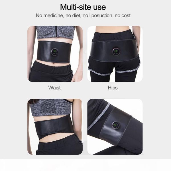 

qualityabdominal muscle trainer waist belly muscle stimulator slimming body belts abdominal waist leg hip slimming shaper massage