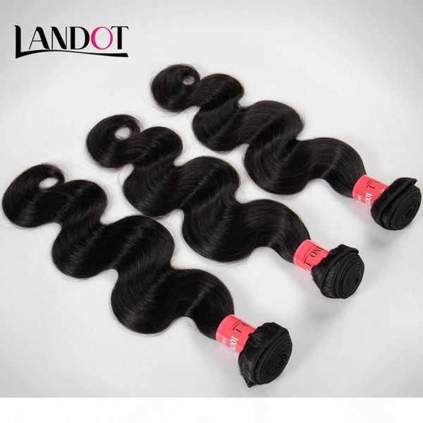 

brazilian human hair weave bundles body wave unprocessed 7a brazilian virgin hair indian malaysian peruvian remy hair natural color dyeable, Black