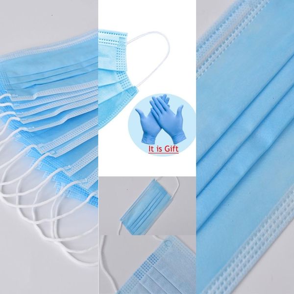 

disposable gloves dustproof 3 masks buy face layers y276 protective mask cover facial aboiu