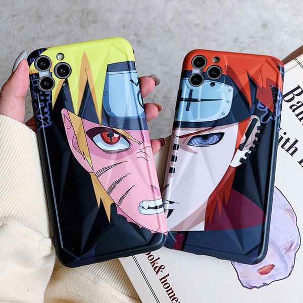 

3mobile case cartoon naruto kakashi, itachi sasuke, for vip 7, 8 plus, 11, 12 profsional, x, xs, max, xrcf1