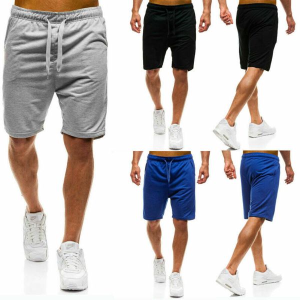 

men athletic gym sports training short summer casual men's fashion style man beach shorts, White;black