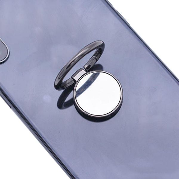 

metal phone ring bracket holder 360 degree rotating mobile phone stand ring buckle round mirrow stickers portable phone ring wmtiwt