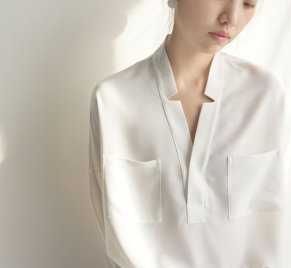 

шифон шифон рубашка рубашка pj6p6, White