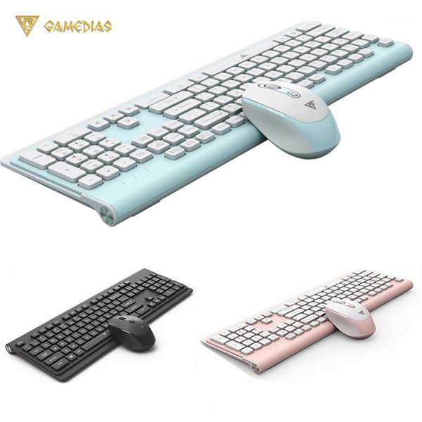 

keyboard mouse combos 2.4g wireless and mini multimedia combo set for notebook lapmac deskoffice supplies black1