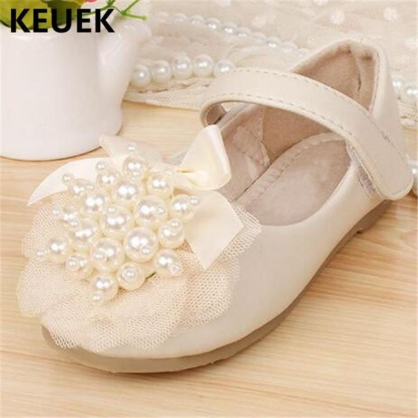 

new children leather shoes girls princess fashion pearl baby dance performance shoes kids flats toddler kids 041, Black;grey