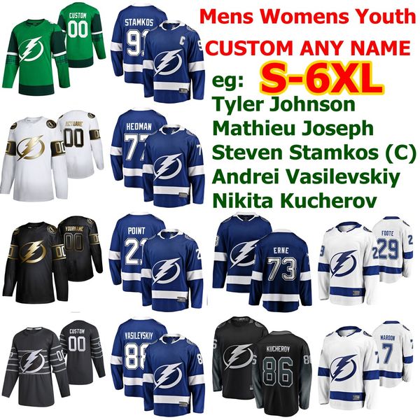 

s-6xl all star tampa bay lightning hockey джерси 19 barclay goodrow джерси 76 энтони греко 44 jan рутта митчелл stephens пользовательские пр, Black;red