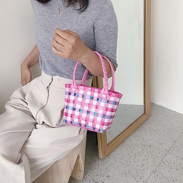 

new small fresh vegetable basket hand woven foreign style bag