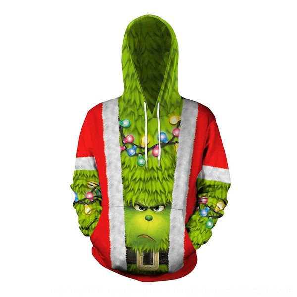 

1lbth sports sweater night hair print couple's sports sweater night carnival sale green hairgreen print couple's carnival to, Black
