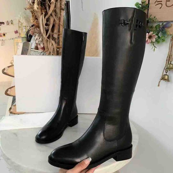 

black genuine leather women long boot luxurious designs woman casual martin boots middle heels boots party dress wedding gift