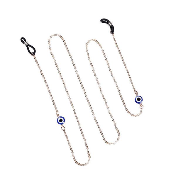 

blue crystal beads glasses lanyard rope lucky turkish eye chain eyeglasses cord sunglasses strap holder neck band eyewear h bbyljd