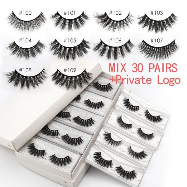

оптовая ресницы 10/20/30/40/50 / 100шт 3d lashes natural mink ресницы оптовая накладные ресницы макияж поддельные ресницы в массовых wmtbeh