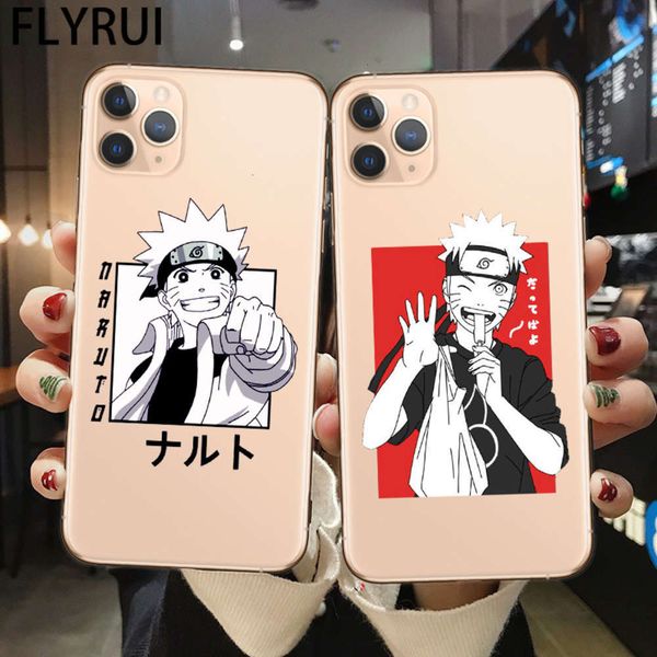 

1dwtransparent of naruto kakashi, soft tpu case for def 11 pro 12 xr x xs max se20 7 8 6plus