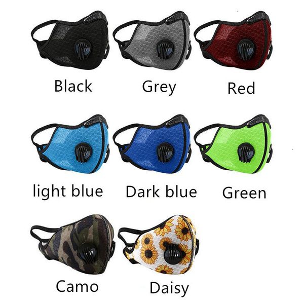 

dust-proof breathable sun cycling protective men haze-proof and women outdoor sports face mask with filter aha255