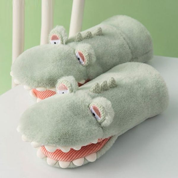 

five fingers gloves winter female plush cute warm student thickened finger cold proof korean cartoon package women, Blue;gray