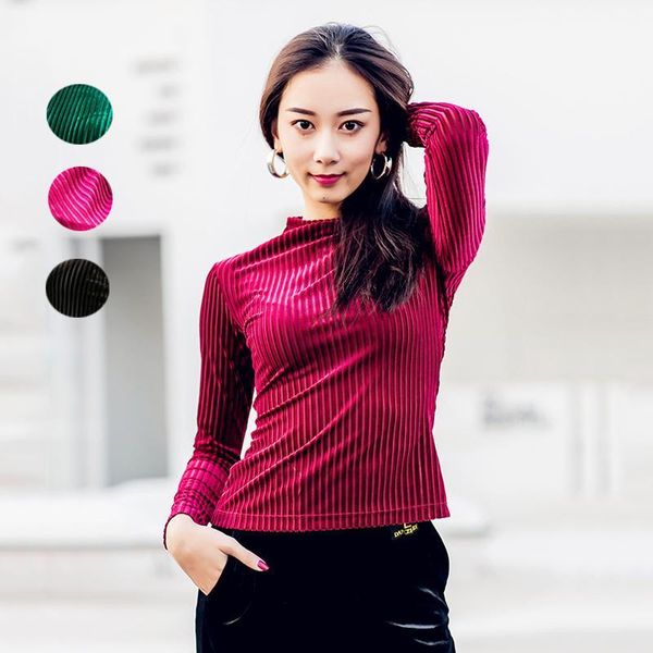 

new women's latin dance clothes lady dance red velvet strip long sleeve tango wear flamengo competition latin 29601, Black;red