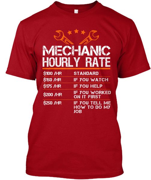 

funny mechanic hourly rate $ /hr standard $150 if summer man summer fashion short sleeve print t shirts sport hooded sweatshirt hoodie