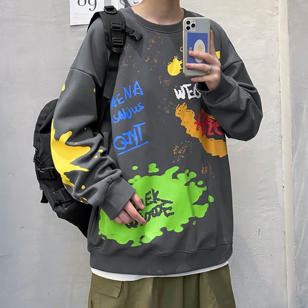 

2021 new autumn spring hoodies sweatpants for black man loose hip hop punk pullover streetwear fashion clothes oversize 5xl vkny