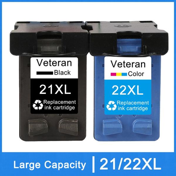 

ink cartridges veteran 21xl 22xl cartridge compatible for 21 22 deskjet f2180 f4180 f2200 f2280 f300 f380 d2300