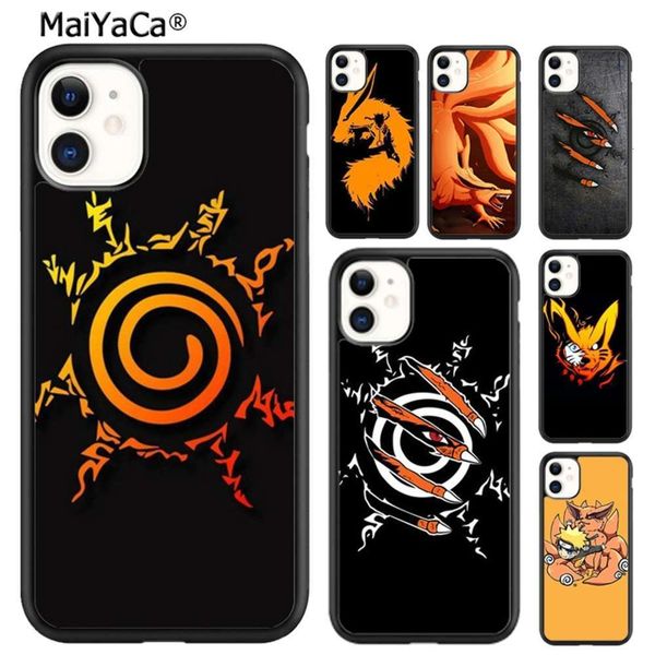 

maiyaca animated naruto kurama printed mobile phone case vip 6 6s 7 plus x xr 11 12 pro largt samsung galaxy s8 s9 s10 case