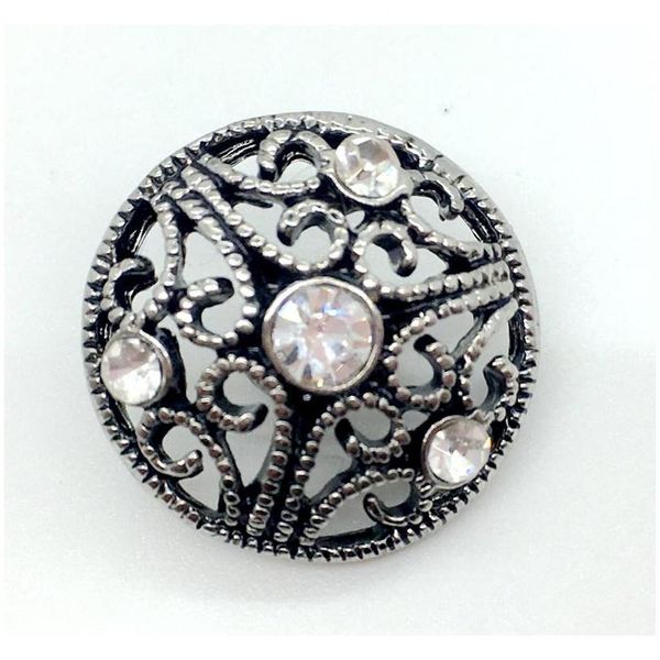

noosa snap button rhinestone chunk charm button 18mm interchangeable hollow style jewelry for ginger snap brace wmtavj jeneffer