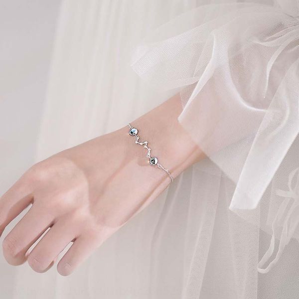 

polaris day korea ins bracelet creative simple personality student lucky aurora dazzling moonlight stone bracelet girl kzxm9, Golden;silver