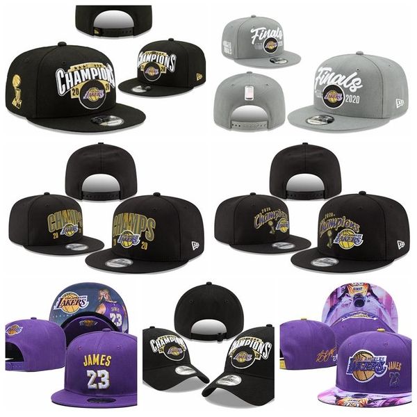 

лос-анджелес лейкерс мужчины женщины молодежь cap new era 2020 locker финалы чемпионов номер 9fifty snapback регулируемая баскетбол hat, Blue;gray
