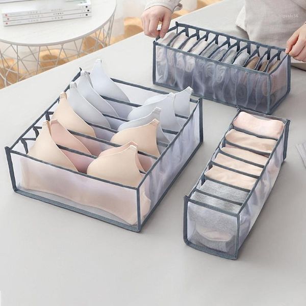 

3pcs/set underwear bra organizer storage box drawer closet organizers boxes for wardrobe underwear scarfs socks bra organizer1