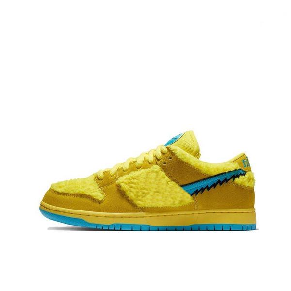 

dunk sb low dancing yellow plush bear joint low cut men's and women's skateboard shoes outdoor shoes casual shoes cj5378-700