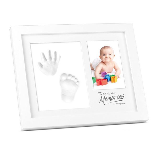 

p frame baby footprint foot or hand print cast set diy handprint parent-child hand fingerprint baby growth memorial gift lj201105