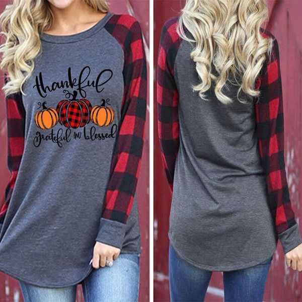 

women's coat spring and autumn new printed crewneck plaid women's t-shirt coat t-shirt spring and autumn new printed crewneck plai, White