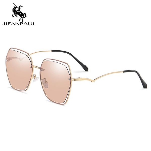 

jifanpaul women's sunglasses outdoor big frame camping driving sunglasses for women metal alloy sun glasses women ing, White;black