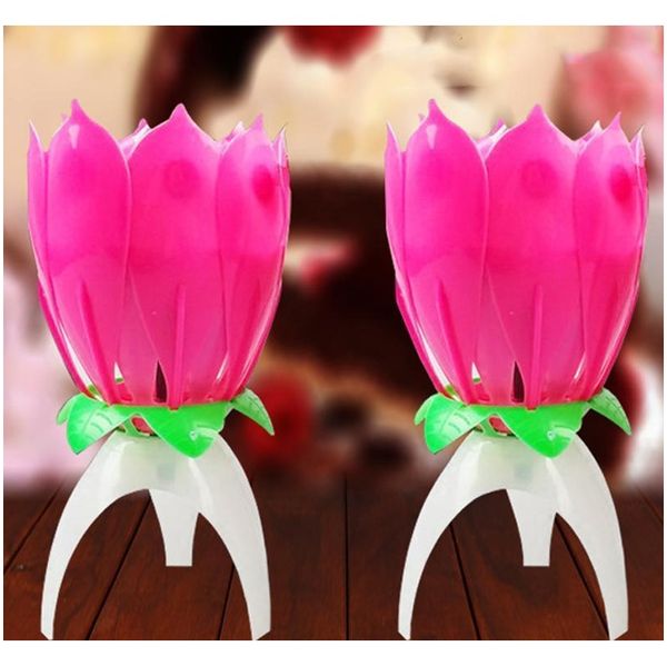 

lotus music candle lotus singing birthday party cake music flash candle flower music candle cake accessories holi jllqem outbag2007
