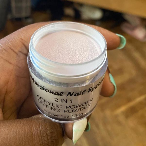 

10 bottles/set nude color nail art acrylic powder different 10 colors/kit 1oz dipping builder polymer acrylic powder bul qylnua, Silver;gold