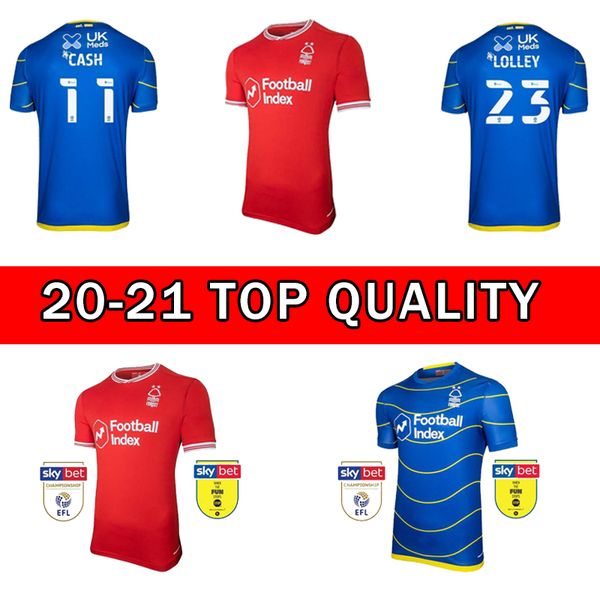 

nottingham forest soccer jerseys lolley grabban 20 21 new quality watson cash football shirt silva ameobi home away football shirt, Black;yellow