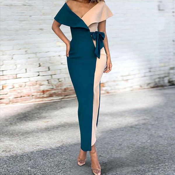 

style summer dress 2019 bodycon long dress party formal wedding robe femme plus size dress vestidos de festa, Black;gray