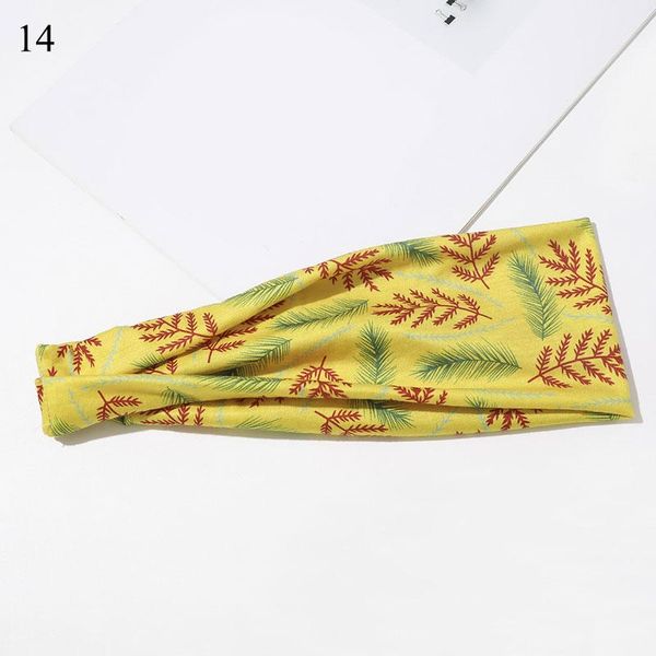 

fashion women sport headband wide headwrap elastic hair bands turban bandage bandanas floral print head wrap hair accessories q bbyzws