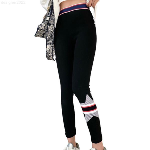 

women's leggings womens ins fashion star pattern women yoga pants breathable joggers lady girls sweatpants fvkb, Black