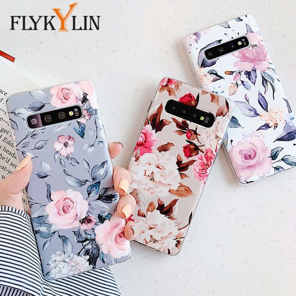 

samsung galaxy a40 a50 a70 s8 s9 s10 plus s10e pink flykylin case