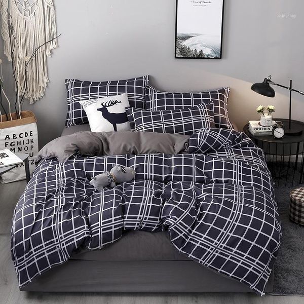 

bedding set twin full  king size single bed duvet cover sets print bed linen quilt covers xf754-371