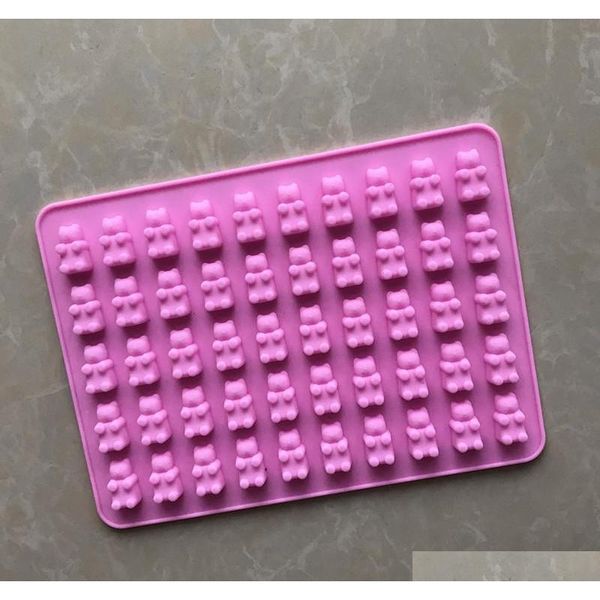 

practical cute gummy bear 50 cavity sile tray make chocolate candy ice jelly mold diy children cake tools jlllmi comb2010