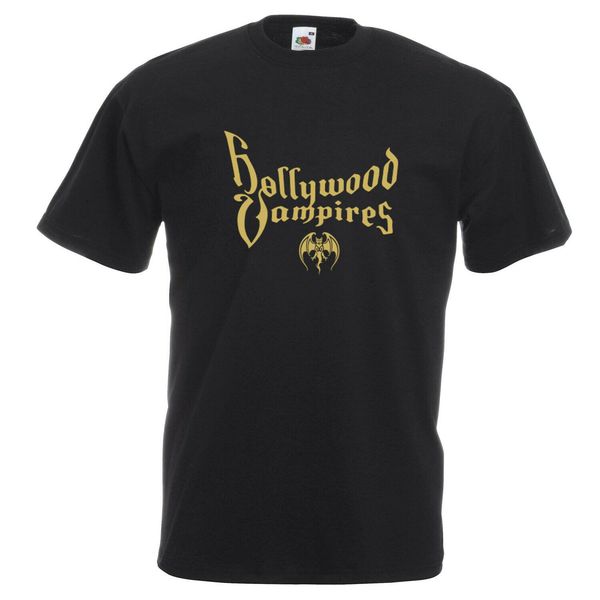 

hollywood vampires gold логотип, хлопок, 100% хлопок, мужская,, балахон дизайнеры kids мужские смешной harajuku тройника рубашки фуфайки