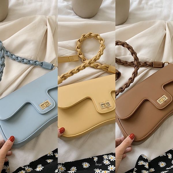 

french minority popular ethnic groupwomen's bag 2020 new fashion fashion net red versatile crossbar ins single shoulder underarm bag oa