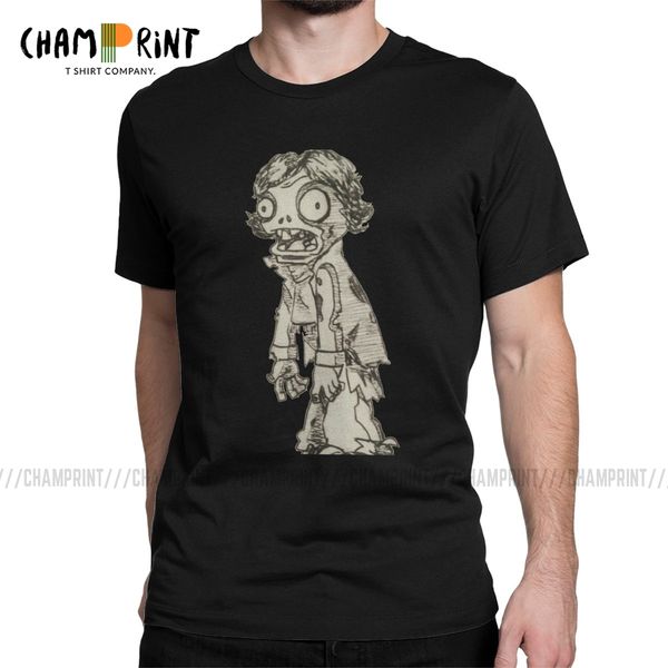

sport it's a zombie sherlock men's t shirts plants vs zombies kids pvz game vintage tees round neck t-shirt cotton big size clothe